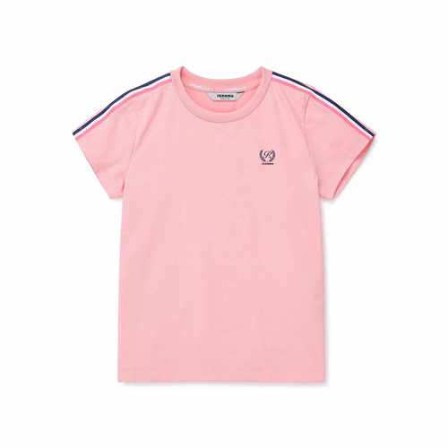[레노마키즈]여아어께테이프 덧댐 티셔츠 핑크(R2222T187_10)